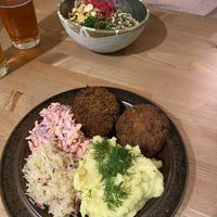 Our meals! at no bones in Krakow