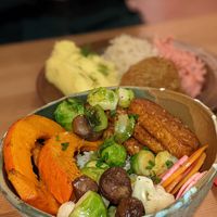 Veggie bowl at no bones in Krakow