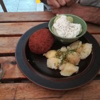 Polish meatball at no bones in Krakow