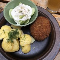 Vegan cutlet   at no bones in Krakow