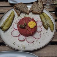 Steak tartare at no bones in Krakow