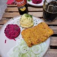 Pork chops at no bones in Krakow