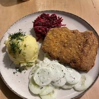 Pork chop  at no bones in Krakow