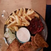 Fried oyster mushrooms at no bones in Krakow