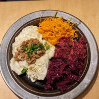 Sauerkraut and mushroom pierogi at no bones in Krakow
