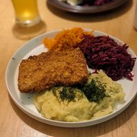 Pork cutlet at no bones in Krakow