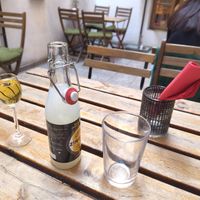 Liquor and ginger beer 🍻 at no bones in Krakow