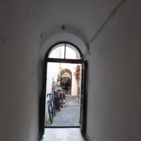 The gate leading to the inner courtyard at no bones in Krakow
