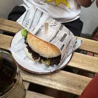Hamburguer   at no bones in Krakow