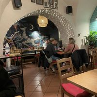 Interesting decor   at no bones in Krakow