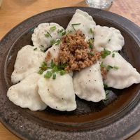 Pierogi  at no bones in Krakow