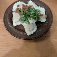 Perogi at no bones in Krakow