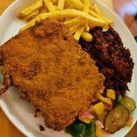 "Pork" cutlet at no bones in Krakow