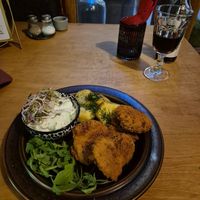 "Pork" steak at no bones in Krakow