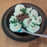 Pierogi at no bones in Krakow