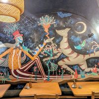 Decor at no bones in Krakow