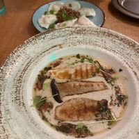 Miso smash and pierogi  at no bones in Krakow