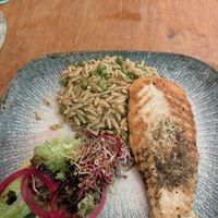 Vegan fish  at no bones in Krakow