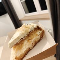 Lemon cake to go at no bones in Krakow