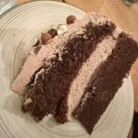 Chocolate cake  at no bones in Krakow