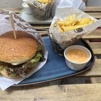 Fantastic burger   at no bones in Krakow