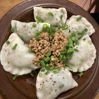 Perogies  at no bones in Krakow