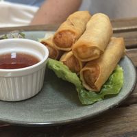 Spring rolls  at no bones in Krakow