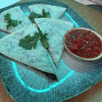 Quesadilla  at no bones in Krakow