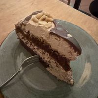Chocolate coffee cake  at no bones in Krakow