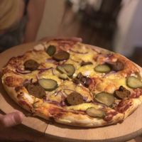 Sausage at no bones in Krakow