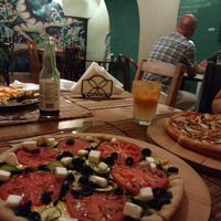 Pizza   at no bones in Krakow