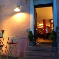 Outdoor seating area @ Kartoffelhaus, Freiburg  at Kartoffelhaus in Freiburg