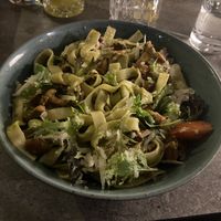 Fettuccine mit Pfifferlingen  at Kartoffelhaus in Freiburg