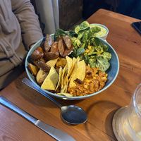 Vegan chili  at Kartoffelhaus in Freiburg