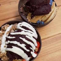 Pancake Bowls with Açai at Purple Soul in Frankfurt