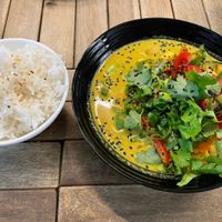 Yellow curry  at Tajfun in Wroclaw