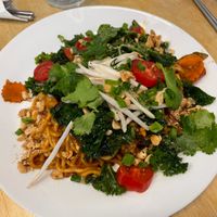 Peanut noodles from the seasonal menu  at Tajfun in Wroclaw