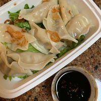 Vegetable dumplings  at Thai Station in Merrick
