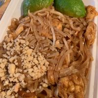 Tofu pad Thai with no egg  at Thai Station in Merrick