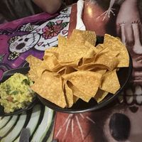 Chips and guacamole #Veganuary at Maybe Later in Siem Reap