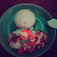Fried vegetables with cashew nuts & tofu at Robinson Bungalows in Sihanoukville