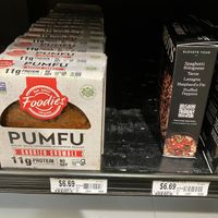 Pumpkin seed tofu  at Rainbow Grocery in San Francisco