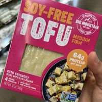 Fava bean tofuu  at Rainbow Grocery in San Francisco