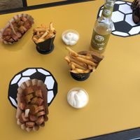 Sehr leckere Currywurst at Curry & Co in Pirna