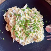 Carbonara  at Paradiso in Ubud