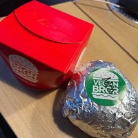 Recyclable packaging  at BRGR - Great Western Rd in Glasgow