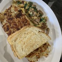 Vegan Joe's Scramble at Cafe Soleil in El Sobrante