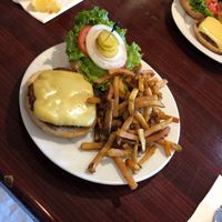 Beyond Meat Burger w/vegan Gouda  at Cafe Soleil in El Sobrante