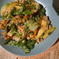 Pad thai - tastes more like a generic stir fry at Es Taller in Valldemossa