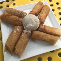 Plantains and ice cream at Bachi in Charlotte